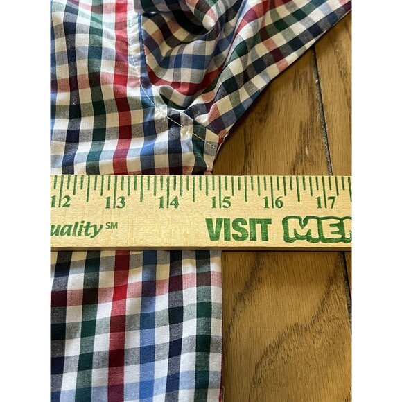 IZOD Boy's 2 Piece Cable Knit Sweater with Multi Color Button Up Shirt Sz: 6/7 - Picture 15 of 16